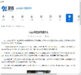 csgowaigua惩罚是什么-如何应对csgowaigua惩罚 - 91手游网